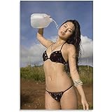 矢吹春奈セクシービキニ写真壁の絵ポスター ウォールアート キャンバス 印刷 画像 ポスター 壁の絵 壁掛け 壁飾り 誕生日ギフト ホーム装飾12x18inch(30x45cm)