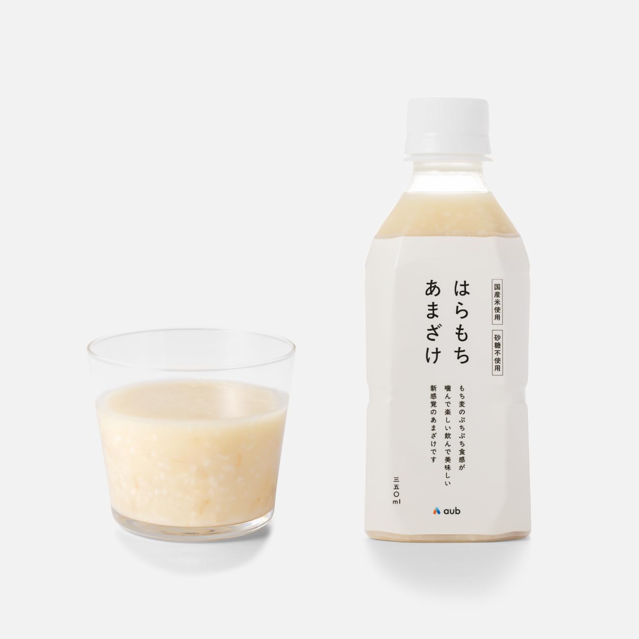 Amazon.co.jp: aub はらもちあまざけ 350ml×8本 もち麦入り 米糀甘酒