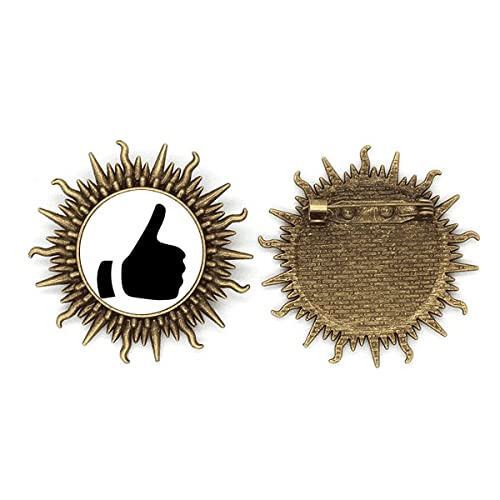 Broche métallique Sonne Haken pour personnaliser vos vestes