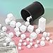 uxcell 50Pcs Acrylic Blank Dice, 25mm/0.98