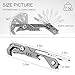 EDC Multitool 7 in 1 with knife, Wrench, Folding Knife, Screwdriver, Bottle Opene, Ruler, Urgent Car Window Breaker and Seatbelt Cutter, EDC Pocket Multi Tool for Gifts for Men (Bright silver)