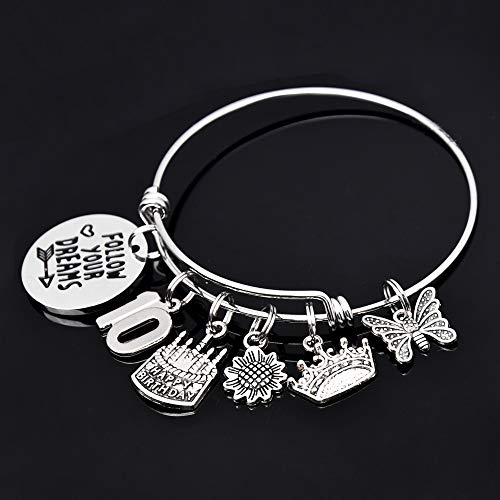 10Th Birthday Gifts For Girls Daughter - 10 Year Old Girl Gifts For Birthday Daughter Granddaughter Niece Cousin Birthday Bracelets Girls Child Girls Christmas Valentines Birthday Gifts Age 10 #TOP4