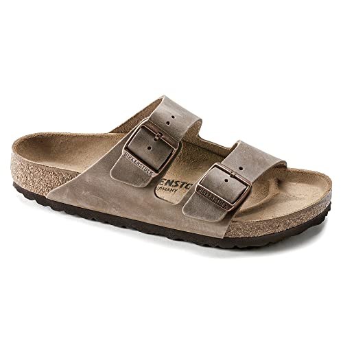 Birkenstock Arizona - Oiled Leather (Unisex) Tobacco Oiled Leather 38 (US Men's 5-5.5, US Women's 7-7.5) Narrow