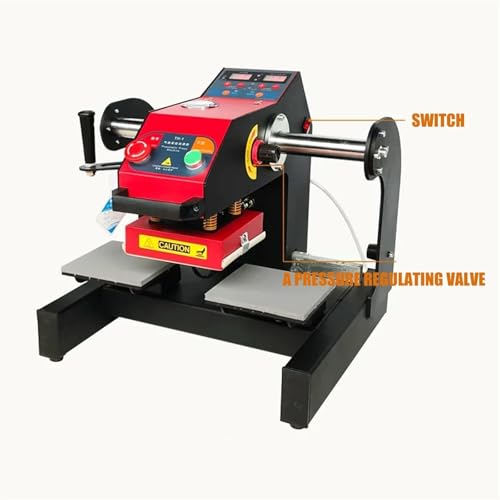Máquina de prensa térmica neumática para sublimar miniatura 3