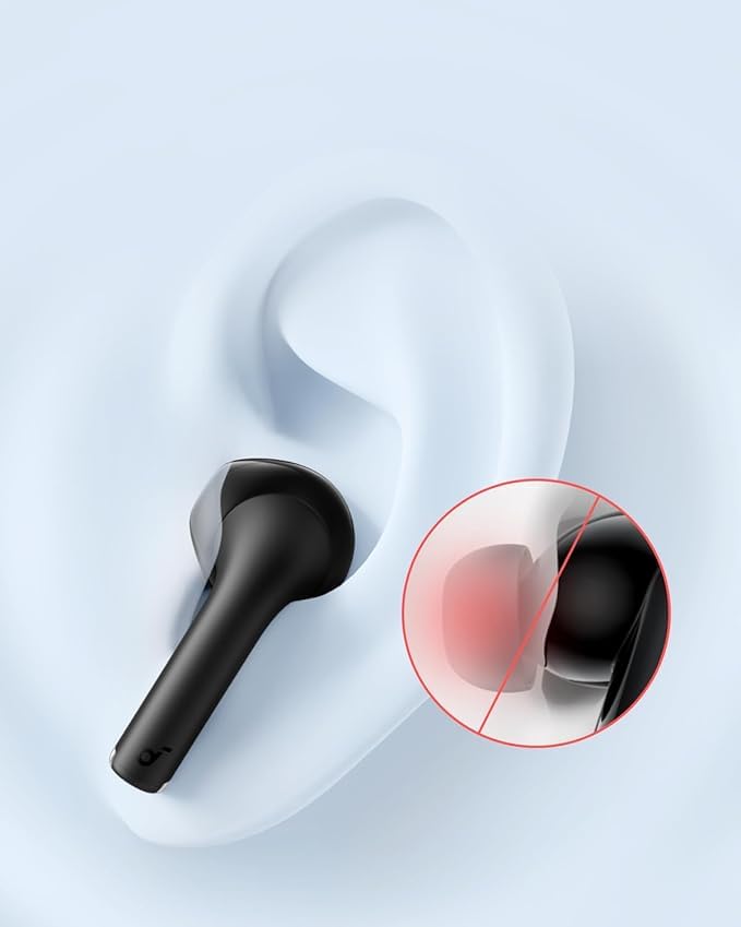 Image of soundcore K20i by Anker, Semi-in-Ear Earbuds, Bluetooth Wireless, 36H Playtime, Fast Charge, Clear Sound, Comfortable Fit, ENC 2-Mic Clear Calls, Custom EQ, IPX5, Bluetooth 5.3, App Control