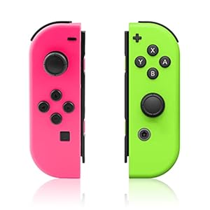 Switch Joycon Controller Compatible for Switch/Lite/OLED, Wireless Remote Replacement for Switch Joycon, Switch Joycon…