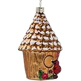 Christmas Tree Ornaments New Home 2025-3D Glass Blown Hanging Christmas...