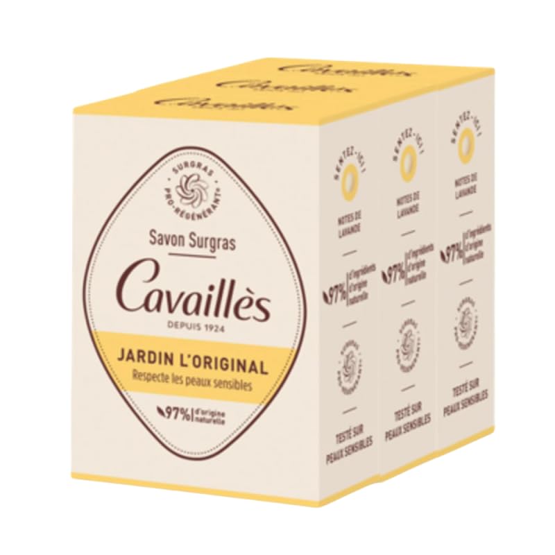 Cavaillès Savon Surgras Jardin L'Original 3 x 200g