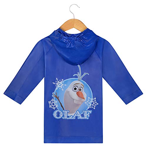 Disney Frozen Little Boys' Olaf Waterproof Outwear Hooded Rain Slicker - Toddler
