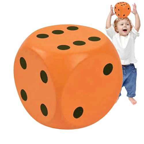 Grandes Dados de Espuma - de Aprendizaje Gigantes, enormes Dados de Clase | Juguetes educativos de 15cm para Aprendizaje Matemático, Jumbo Durable, Juegos de Enseñanza de la Escuela de j