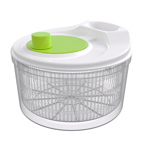 野菜水切りかご 家庭用 乾燥 サラダ フルーツ 手動 多機能 キッチン 水切りかご (3L)