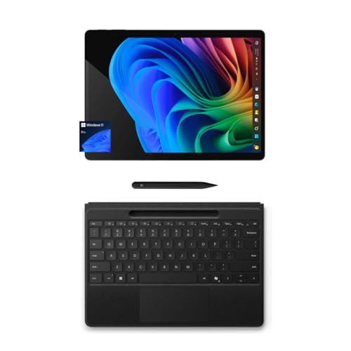Microsoft Surface Pro 11 バンドル 2-in-1 タブレット フレックスキーボードとスリムペン付き Copilot+ PC 13インチ タッチスクリーン OLED ディスプレイ Snapdragon X Elite (12コア) 1