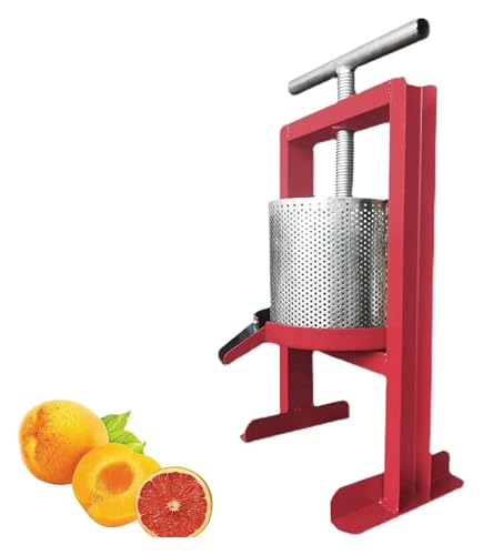DXYOYONGMZ Fruit Wine Manual Press, Fruit Press, Stainless Steel Barrel Cheese, Grape Press for Squeezing Juice from Vegetables/Fruits