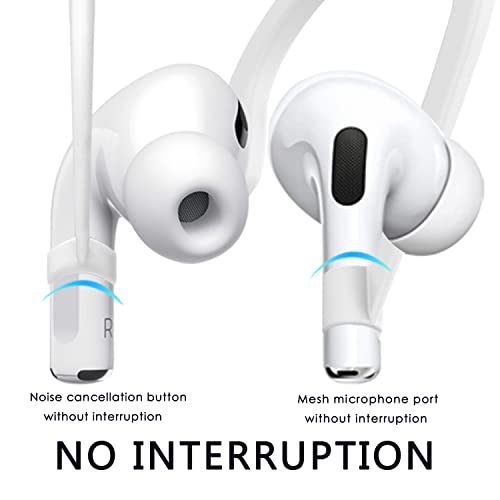 6 Pack Ultra Strong Magnetic Airpods Strap, Anti-Lost Cord For Airpods 1&2/ Pro /3Rd /Pro 2, Soft Silicone Sports Lanyard And Ear Hook For Airpods Wireless Bluetooth Earphone (5*Straps,1*Earhook) #TOP3