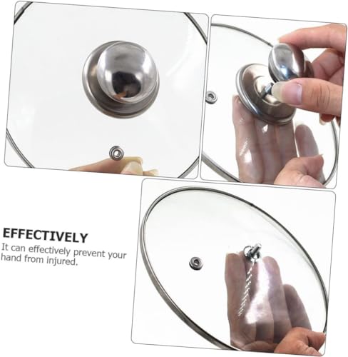 Boutons de couvercle de casserole inox anti chaleur durables