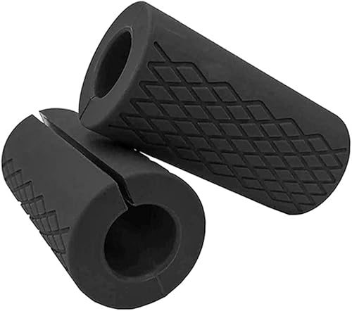 Miniatura 9 de Grip - Mancuerna gruesa para levantamiento de pesas, mango de fitness, almohadilla protectora antideslizante de silicona, 1 par