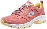 Skechers Damen 149821 Rost Sneaker, Rostledernetz, gelber Rand, 39 EU