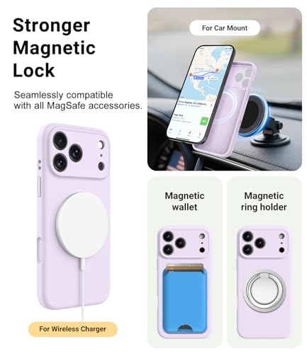 Coque iPhone 17 Pro Max silicone liquide OTOFLY compatible Magsafe
