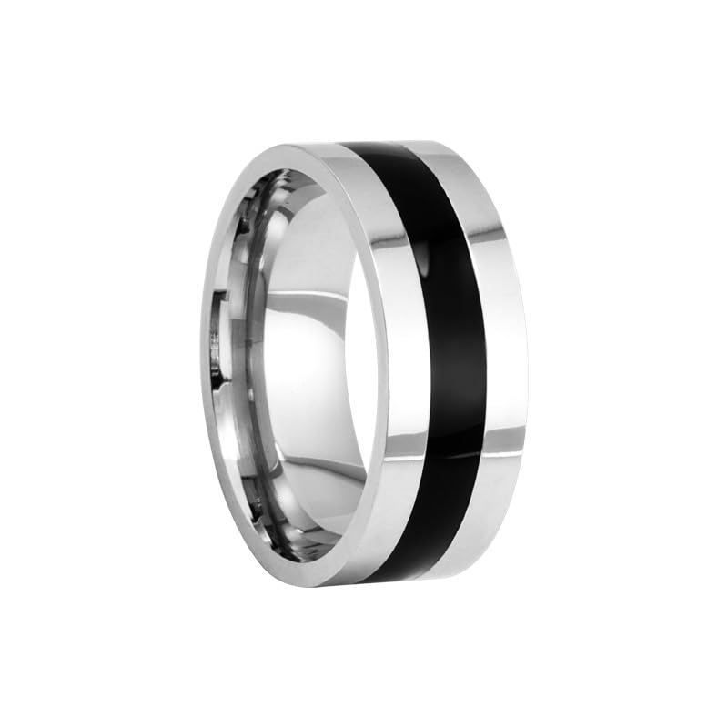 KRYMSON 6 anillos de metal plateados con diseños personalizados, anillos giratorios vintage, anillos de compromiso para hombres, joyas de accesorios de mano, regalos a juego para hombres, Fibra