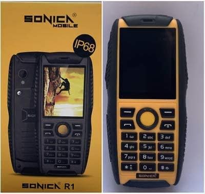 SonicaLE-11 R2 IP68 Builders Phone Waterproof Shockproof Tough Rugged r1 Sim CAT (BLACK 3PACK)