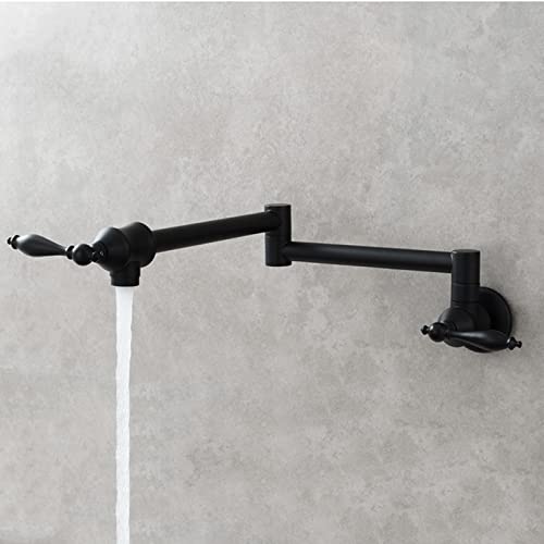 Robinet de cuisine mural eau froide pliable pour optimiser l'espace d'évier