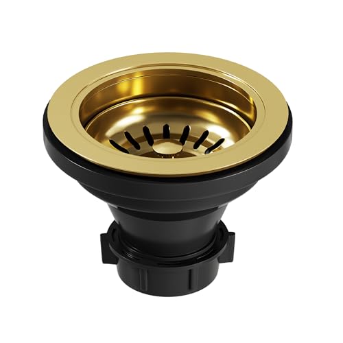 Colador para fregadero cocina 4 in dorado mate