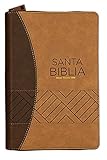 Una Biblia Reina Valera 1960 letra grande bien protegida por el cierre zipper y ayudas para la lectura de la Palabra de Dios