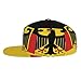 SEOCKA German Eagle Flag Hat Baseball Cap Flat Brimmed Dad Hats Back Buckle Hip Hop Cap for Men Women