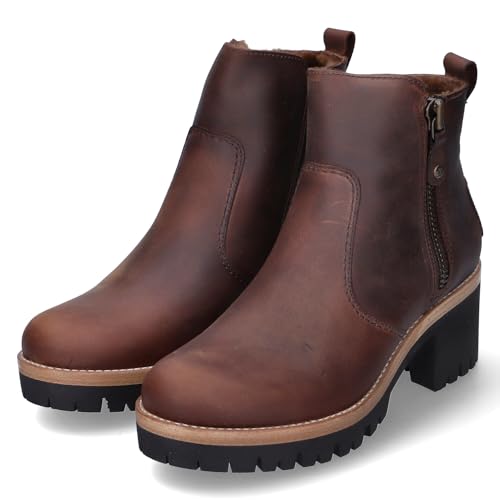 Panama Jack Botines de Mujer Pauline Igloo B7 Napa Cuero/Bark 39 EU