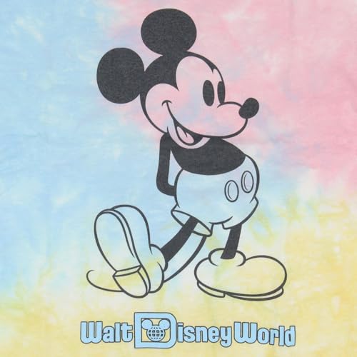 Walt Disney World Toddler and Big Girl's Vintage Mickey Mouse Shirt Tie-Dye Kids Short Sleeve T-Shirt3