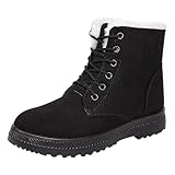 Moda suela gruesa tacón bloque botas mujer transpirable moda cabeza redonda tacón bloque zapatos mujer zapatos mujer en, Negro , 35 EU