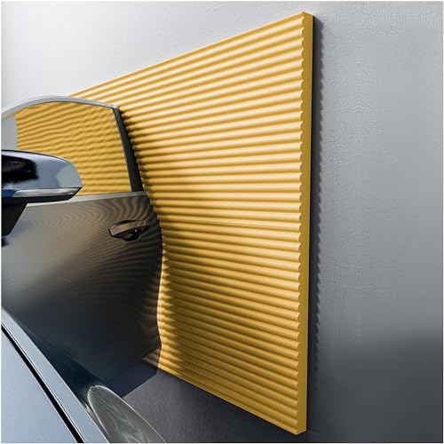 Protezione da parcheggio per auto, in schiuma morbida, protezione da parete per garage, bordi e angoli, imbottitura extra larga per garage e magazzini,