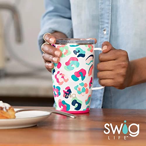 Swig Life 18Oz Insulated Coffee Mug With Handle & Lid, Cup Holder Friendly, Dishwasher Safe, Stainless Steel Travel Mugs Insulated For Hot And Cold Drinks (Home Fir The Holidays) #TOP6