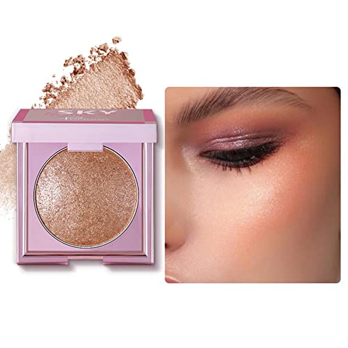 シャイニー ハイライター パウダー メイクアップ メイクアップ 真珠光沢部門 ブロンザー アイシャドウ プレス リペア アンド ブライトニング メイク パウダー ナチュラル