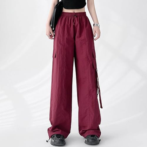 Pantalones cargo de mujer transpirables estilo Y2k largos y grandes 4