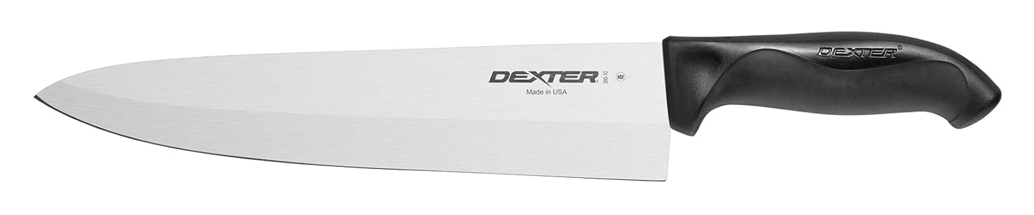 Dexter 10" Cook's Knife, Black Handle