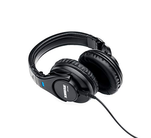Image of Shure SRH440 Professional Studio Headphones, Enhanced Frequency Response and Extended Range for Home and Studio Recording, with Detachable Coiled Cable, Carrying Bag and 1 /4 inch Adapter (SRH440)