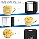 PULUZ Photobox,16 Zoll/40cm Lichtkasten Fotografie Lichtzelt,Professionelle Faltbare Shooting Beleuchtung Softbox mit 2x32 LED Lichter & DREI-Farben-Hintergründe für Produktfotografie