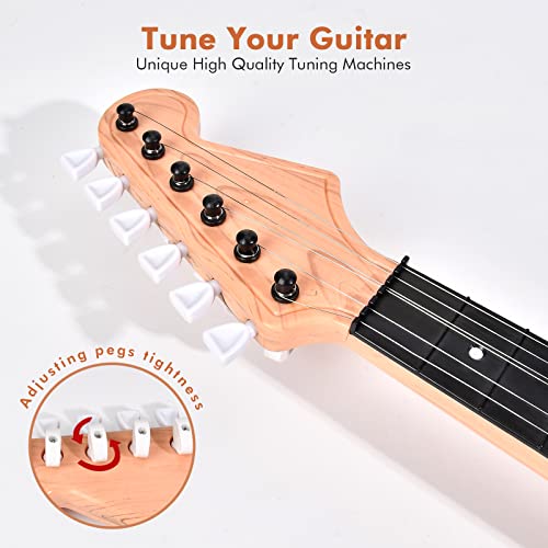 Huang Cheng Toys BLACK GUITAR 26 Inch Guitar Toy For Kids,Portable Electronic Guitar Musical Instrument Toy thumb #2
