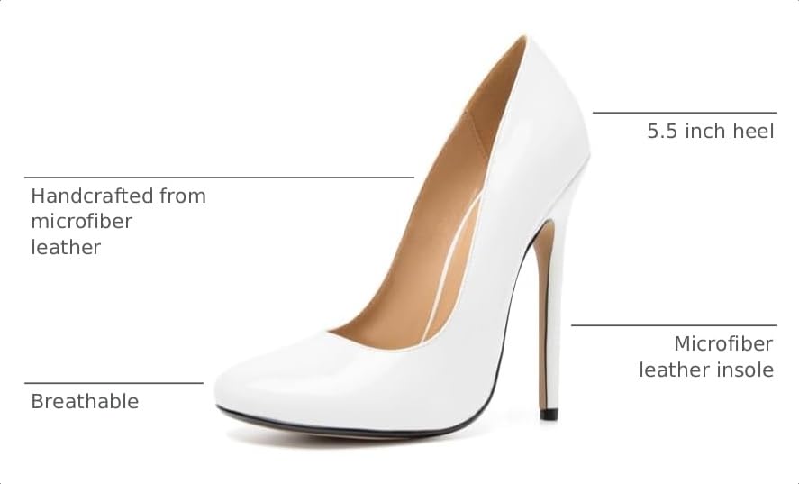 Image of Unisex High Heels for Men and Women 5.5 Inch Stiletto Heels