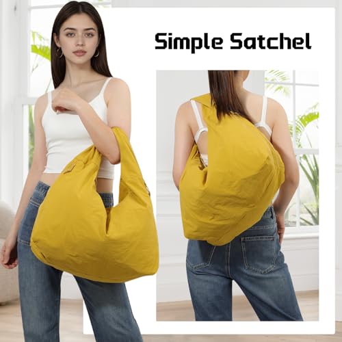 Bolsa Hobo de Nylon para Mujer Tote Grande Casual miniatura 6