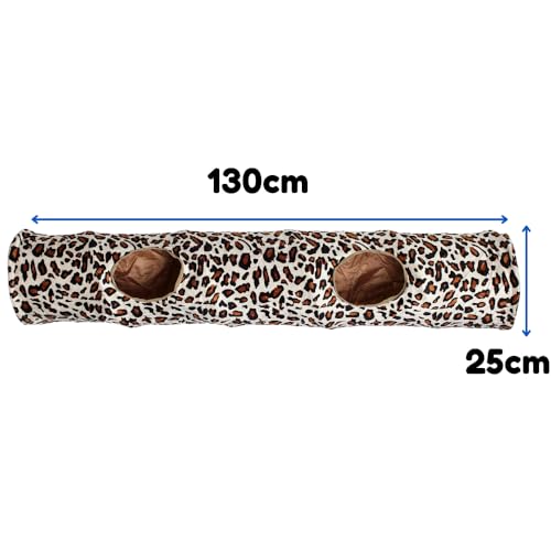 Chalesco Túnel para Gato 25 x 130 cm para Gatos