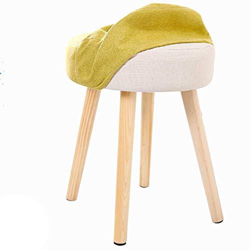Tabouret en bois massif confortable pour optimiser les petits salons