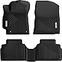 OEDRO Floor Mats Compatible for 2021 2022 2023 Hyundai Elantra Sedan Front 1st & 2nd Seat, Custom Fit All-Weather Car Floor Liners