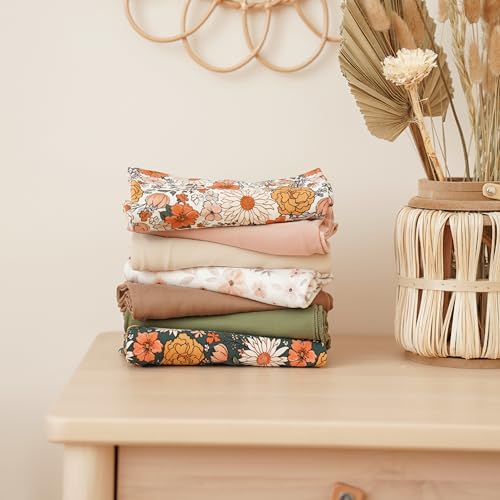 Image of Konssy Baby Girl Newborn Receiving Blanket with Matching Headband and Beanie Set Baby Swaddle Nursery Swaddle Wrap