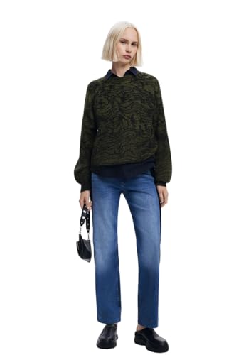Image of Desigual Women's Woman Flat Knit Thin Gauge Pullover
