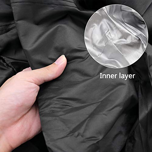 Hanging Egg Chair Cover Windproof Patio Swing Water Resistant Chair Cover For Outdoors Garden Protective Case Black #TOP6