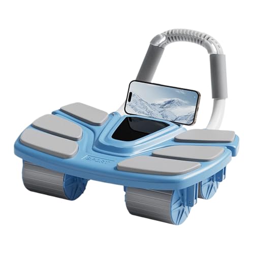Roller Roller ABS - Entrenador Central De Rebote Automático Con Diseño De Ruedas, Herramienta De Ejercicio Abdominal Silencioso | Equipo De Fitness Doméstico Para Hombres Y Mujeres, Ideal