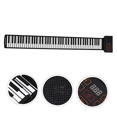 JOINPAYA 88 Rouleau De Piano Clavier Pliant Clavier Pour Enfants Clavier Électronique Clavier Pour Les Enfants Piano Électronique Roulé à La Main Plier Le Piano Black Gel De Silice - Les Beatles, Paul McCartney, John Lennon, RIngo Starr, George Harrison JOINPAYA 88 Rouleau De Piano Clavier Pliant Clavier Pour Enfants Clavier Électronique Clavier Pour Les Enfants Piano Électronique Roulé à La Main Plier Le Piano Black Gel De Silice – Image 7