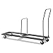 Alera Chair and Table Cart, 20-3/4w x 50-5/8d to 75-3/8d, Black